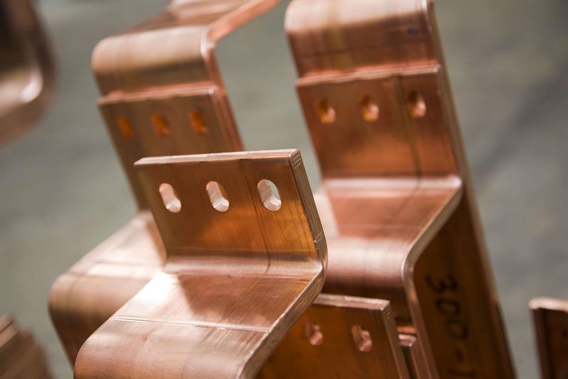 Busbars manufactured at HV Wooding